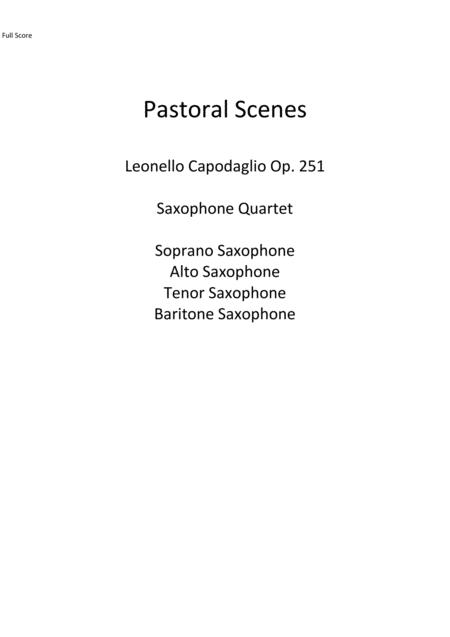 Free Sheet Music Pastoral Scene