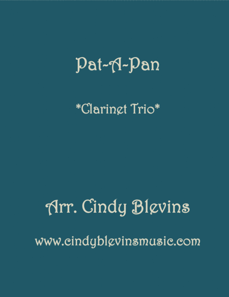 Pat A Pan For Clarinet Trio Sheet Music