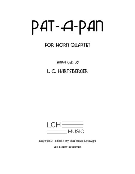 Pat A Pan For Horn Quartet Sheet Music