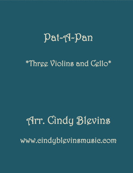 Free Sheet Music Pat A Pan For Three Violins With Cello