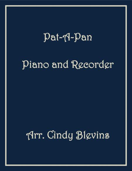 Pat A Pan Piano And Recorder Sheet Music