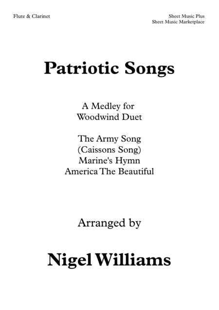 Free Sheet Music Patriotic Songs A Medley For Woodwind Duet