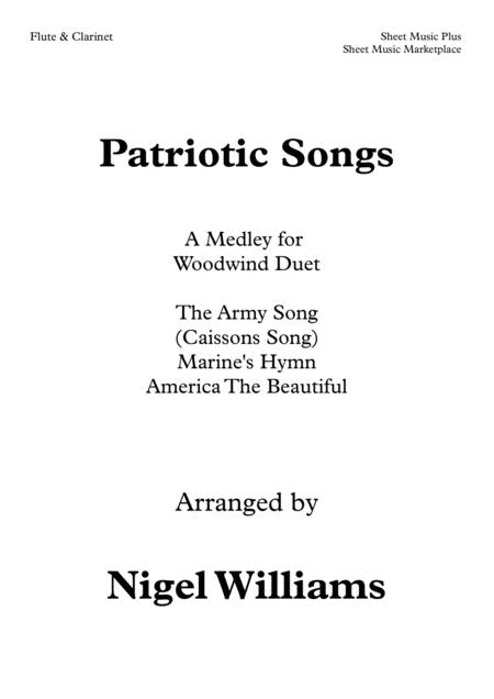 Patriotic Songs A Medley For Woodwind Duet Sheet Music