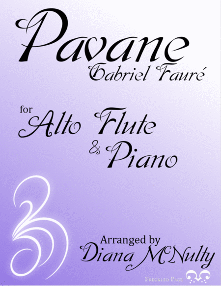 Pavane Op 50 For Alto Flute And Piano Sheet Music