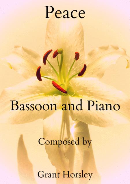 Peace For Bassoon And Piano Intermediate Sheet Music