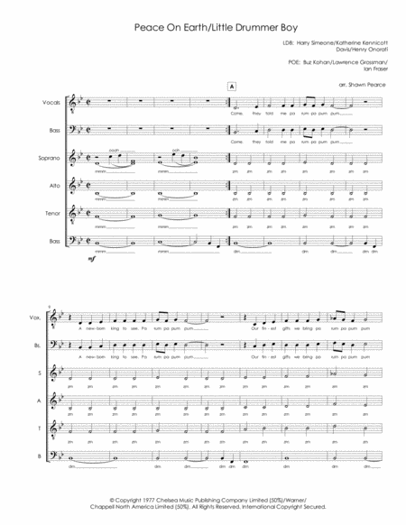 Peace On Earth Little Drummer Boy Sheet Music