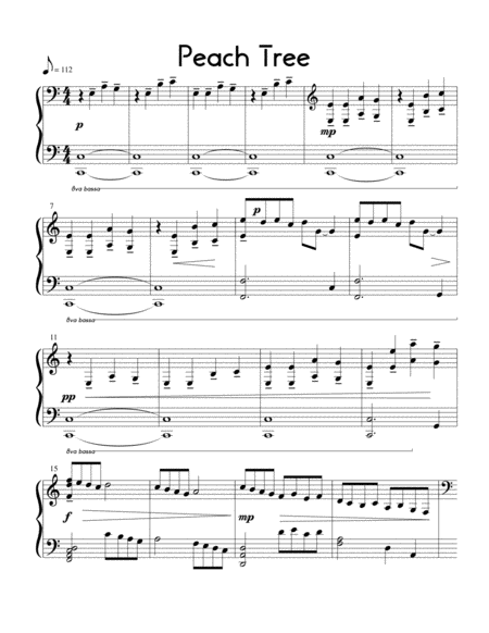 Peach Tree Sheet Music