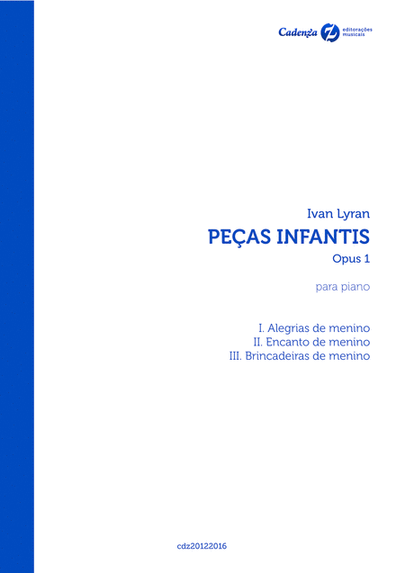 Free Sheet Music Peas Infantis Opus 1