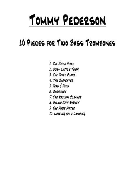 Pederson 10 Pieces For Two Bass Trombones Sheet Music