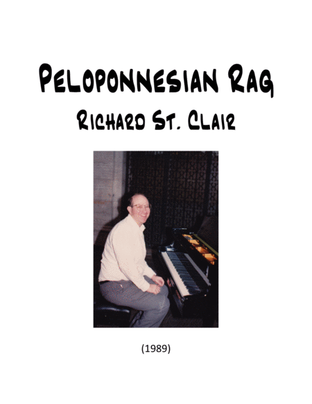 Free Sheet Music Peloponnesian Rag For Solo Piano