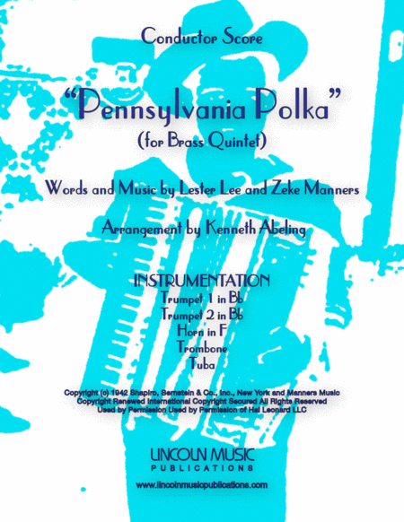 Pennsylvania Polka For Brass Quintet Sheet Music