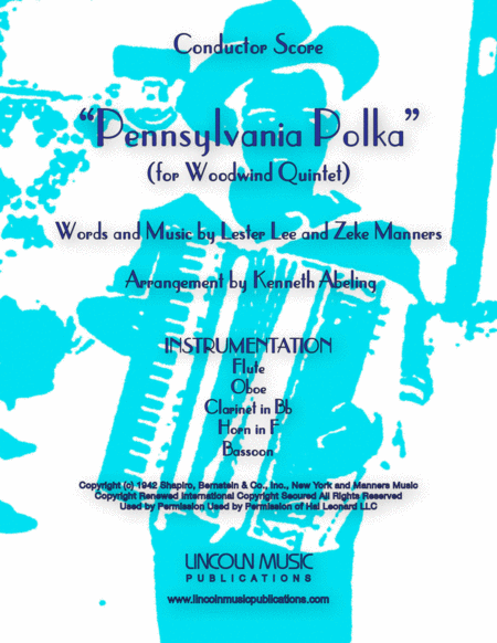 Free Sheet Music Pennsylvania Polka For Woodwind Quintet