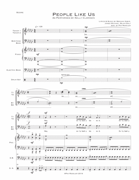 People Like Us Sheet Music