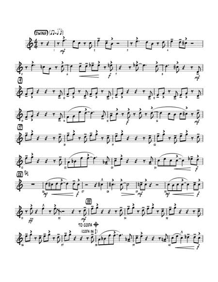 Free Sheet Music Perdido Arr Mark Taylor Tenor Sax