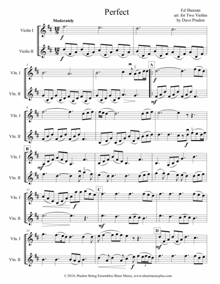 Free Sheet Music Perfect For Two Violins