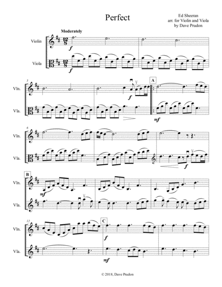 Free Sheet Music Perfect For Violin And Viola