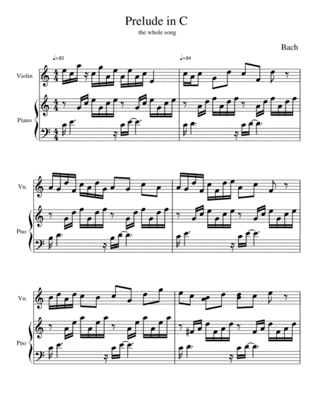 Free Sheet Music Perlude In C