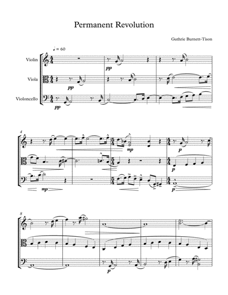 Permanent Revolution Sheet Music