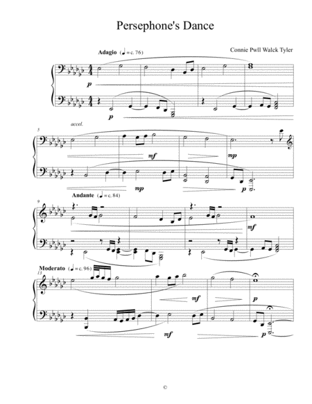 Persephones Dance Sheet Music