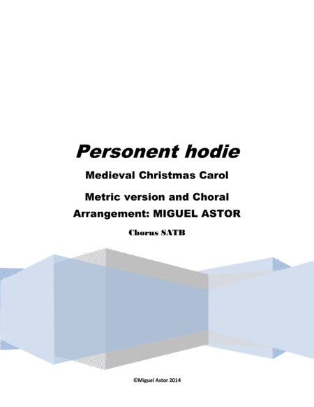 Personent Hodie Sheet Music