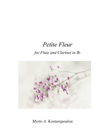 Free Sheet Music Petit Fleur For Flute And Clarinet