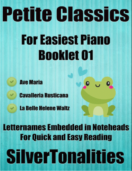 Free Sheet Music Petite Classics For Easiest Piano Booklet O1