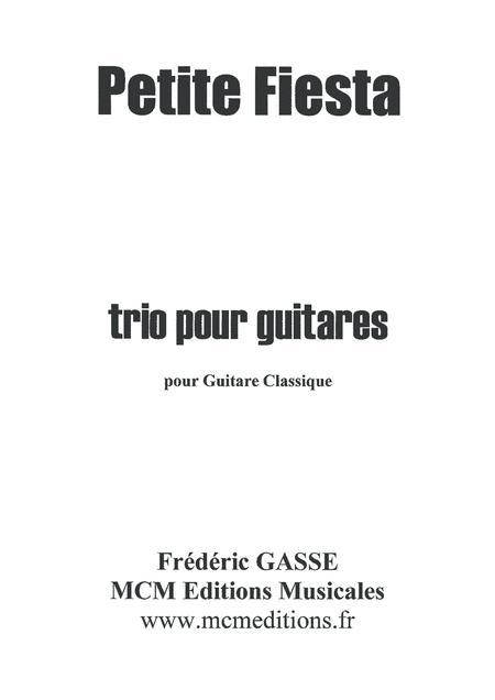 Free Sheet Music Petite Fiesta Trio Pour Guitares Classique
