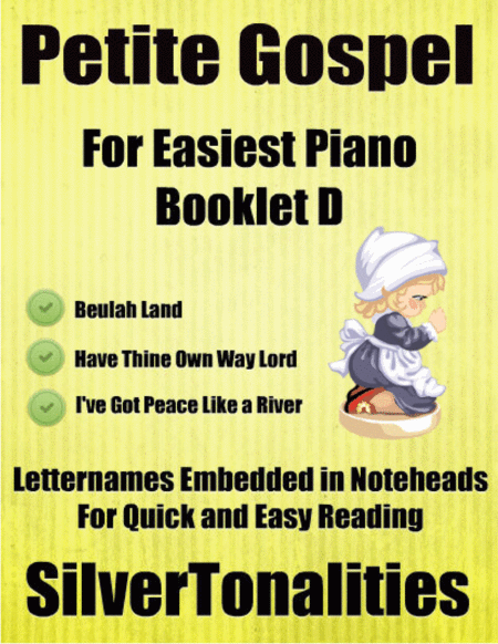 Petite Gospel For Easiest Piano Booklet D Sheet Music