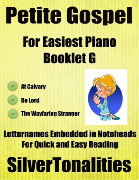 Free Sheet Music Petite Gospel For Easiest Piano Booklet G