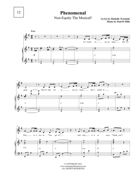 Phenomenal Sheet Music