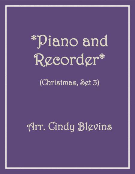 Piano And Recorder Christmas Set 3 Sheet Music