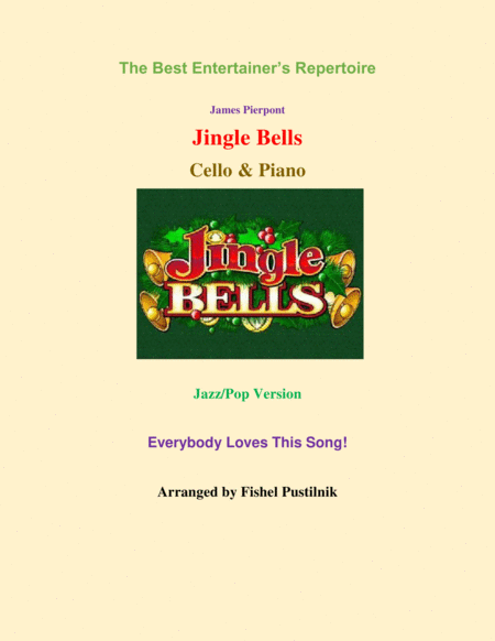 Free Sheet Music Piano Background For Jingle Bells Cello And Piano