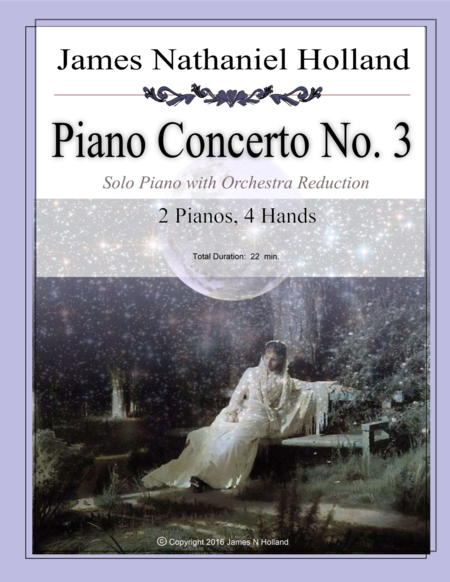 Piano Concerto No 3 2 Pianos 4 Hands Arrangement By James Nathaniel Holland Sheet Music