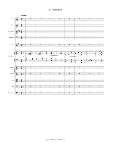 Piano Concerto No I In C Major Schroedingers Cat Orchestral Score And Parts 2nd Movement Sheet Music