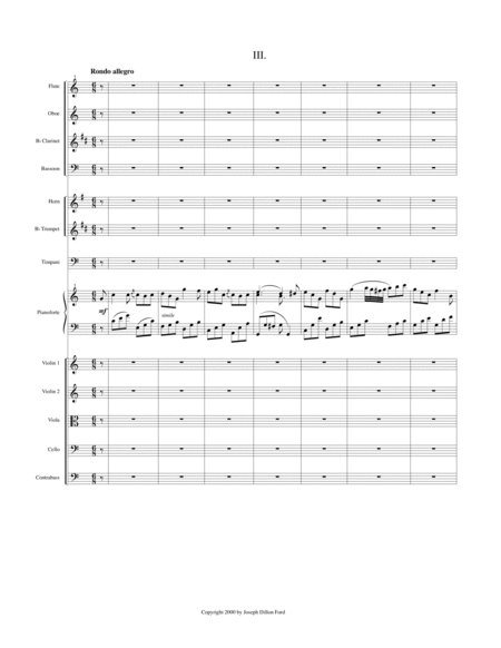 Piano Concerto No I In C Major Schroedingers Cat Orchestral Score And Parts 3rd Movement Sheet Music