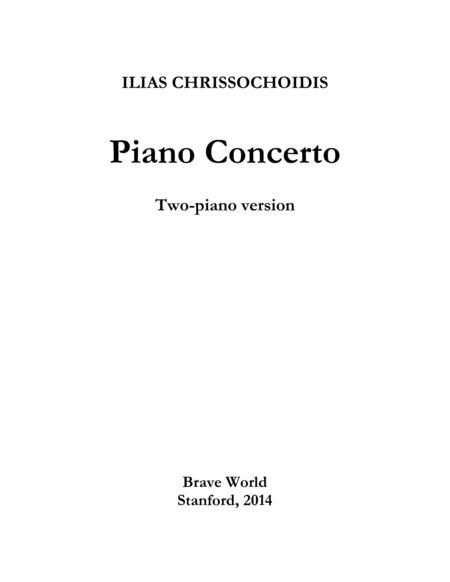 Piano Concerto Sheet Music