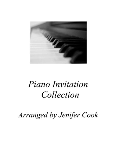 Free Sheet Music Piano Invitation Collection