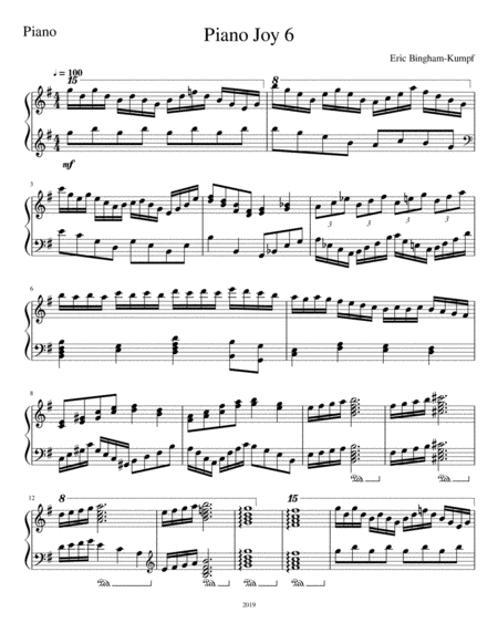 Piano Joy 6 Sheet Music