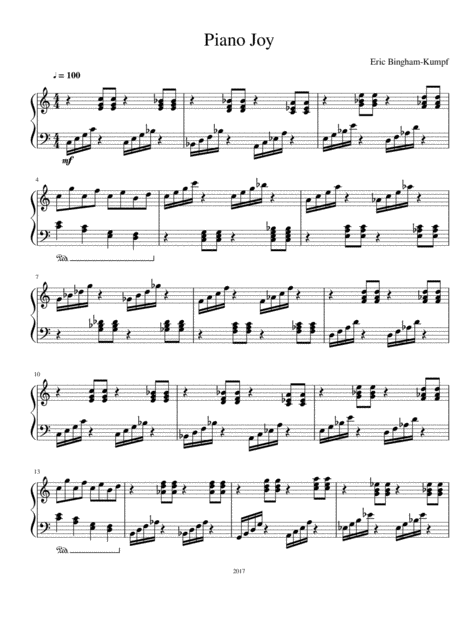 Piano Joy Sheet Music