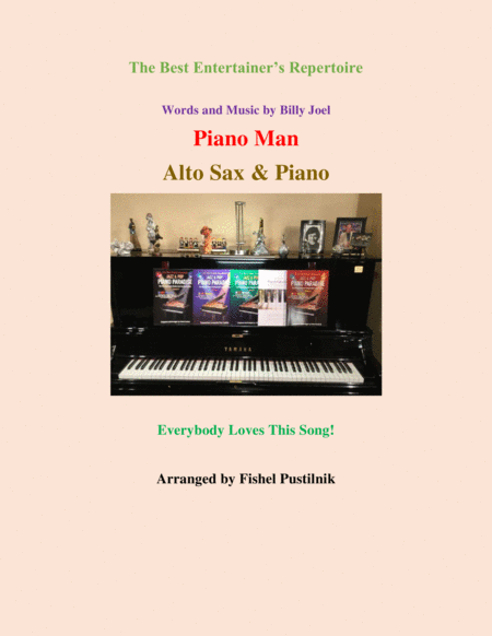 Free Sheet Music Piano Man For Alto Sax And Piano