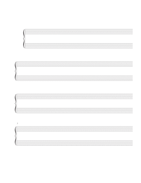 Free Sheet Music Piano Manuscript Paper