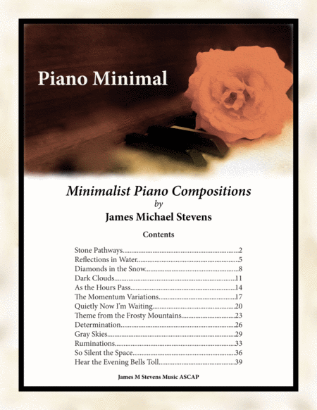 Piano Minimal Sheet Music