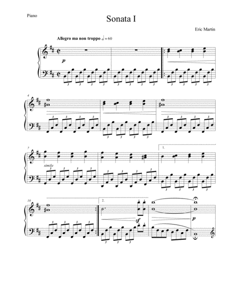 Free Sheet Music Piano Sonata In B Minor