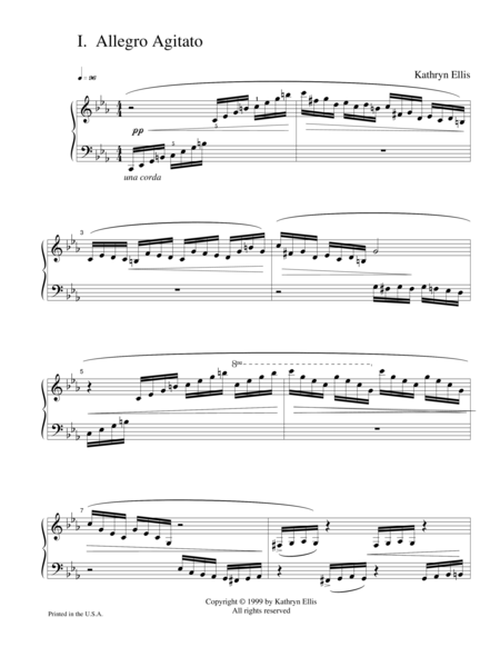 Piano Sonata No 1 In C Minor Sheet Music