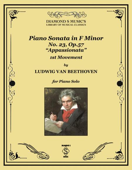 Piano Sonata No 23 Op 57 Appassionata 1st Movement Beethoven Sheet Music