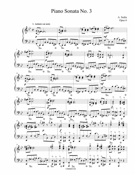 Free Sheet Music Piano Sonata No 3 In G Minor Op 6