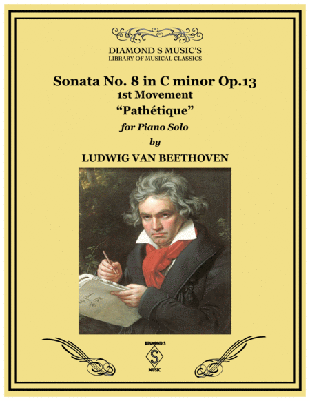 Piano Sonata No 8 In C Minor Op 13 Pathtique Beethoven 1st Movement Sheet Music