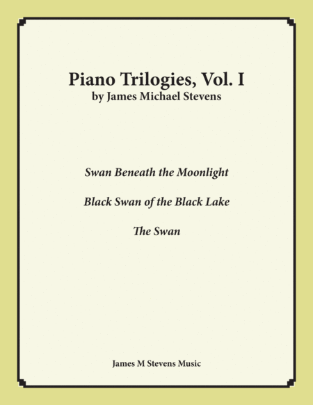 Piano Trilogies Vol I Swans Sheet Music