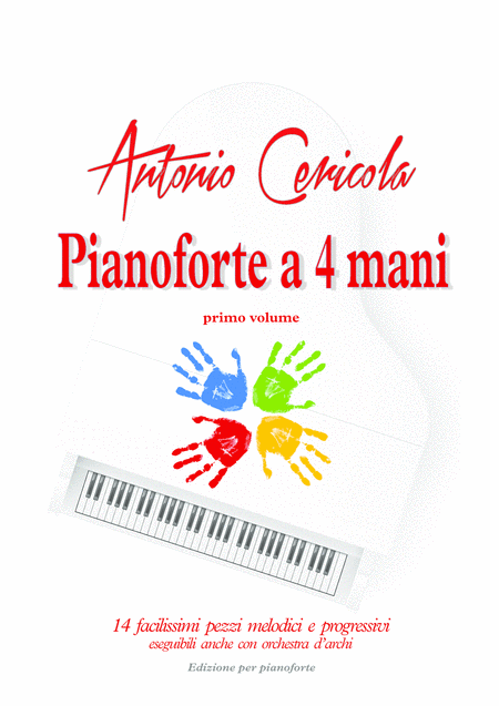 Pianoforte A 4 Mani Primo Volume Sheet Music