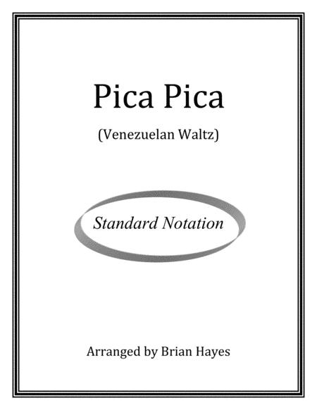 Pica Pica Venezuelan Waltz For Solo Guitar Standard Notation Sheet Music